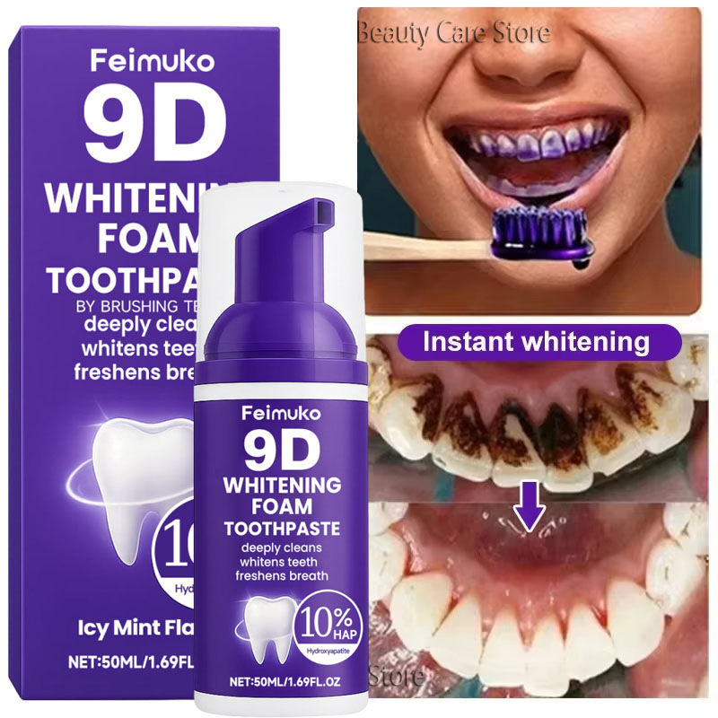 Teeth Whitening Treatment - Зубная паста-мусс 9D Purple для отбеливания