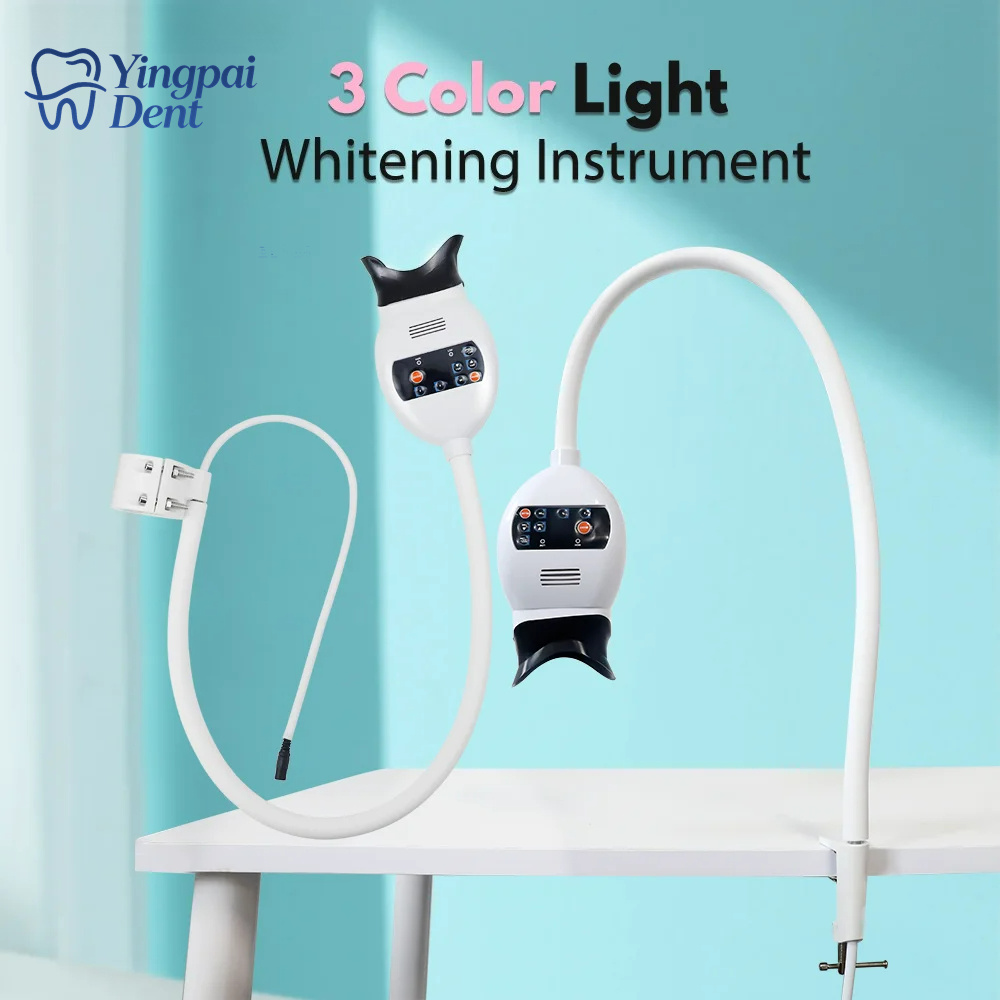 Teeth Whitening (Bleaching) - Регулируемая 3-цветная LED-лампа для отбеливания зубов,