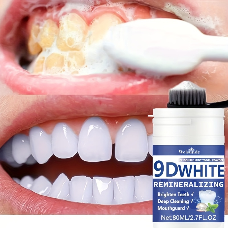 9D белый удаляющий гидроксипат – обзор и цена Teeth Whitening Q&M