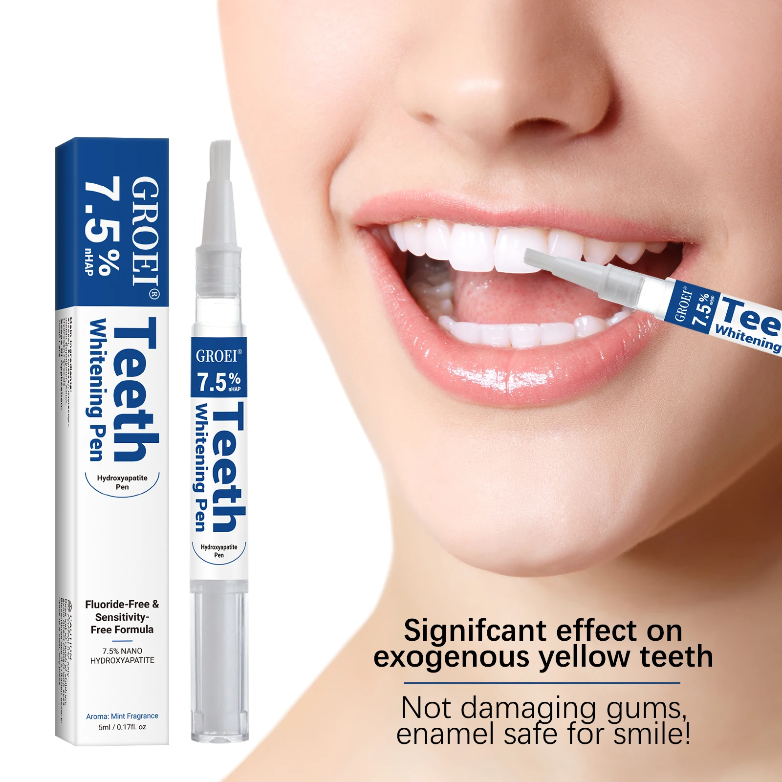 Гидроксипатитовая ручка для от – обзор и цена Teeth Whitening Q&M