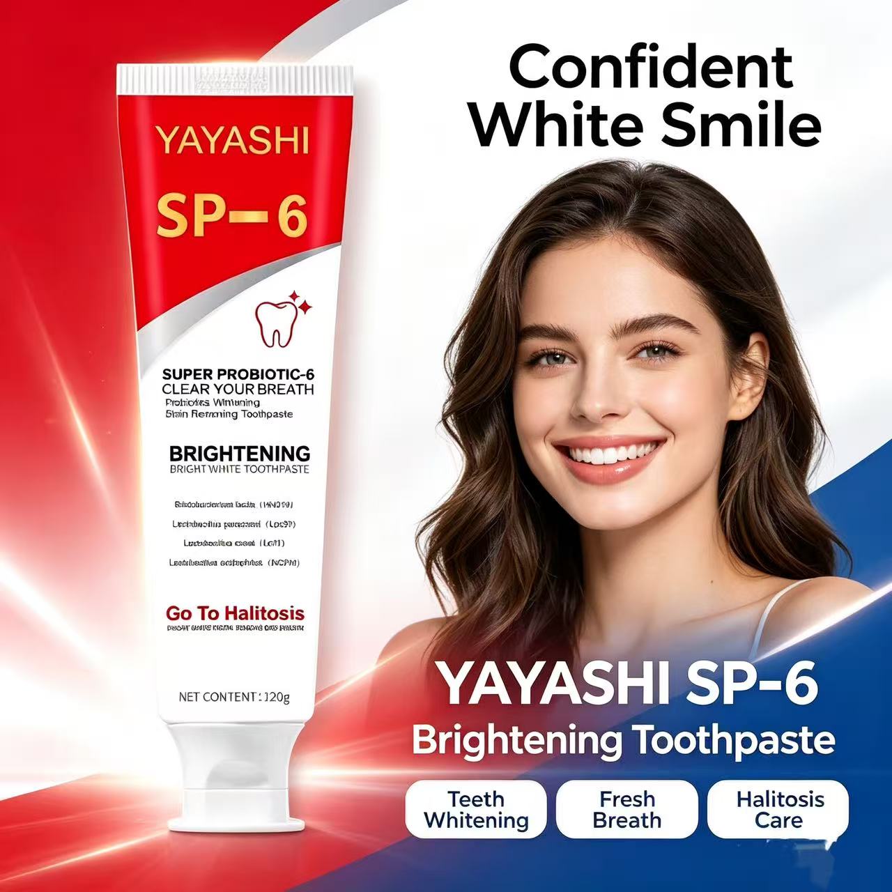 Зубная паста Sp-6 Probiotic с  – обзор и цена Teeth Whitening Treatment