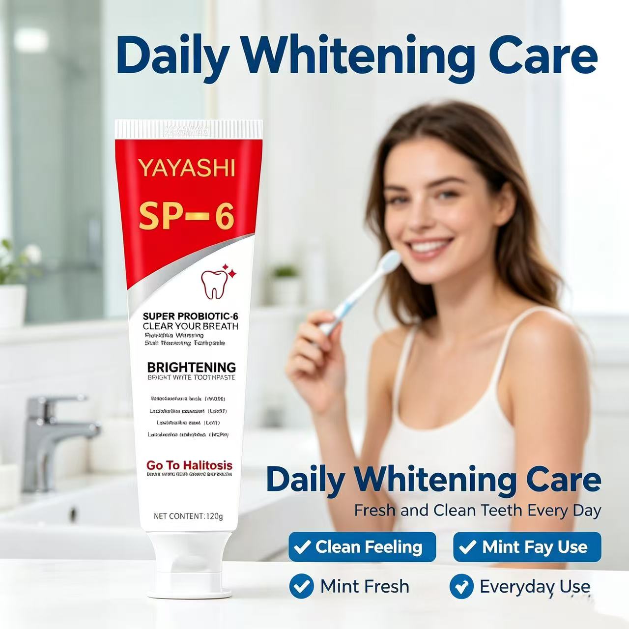 Зубная паста Sp-6 Probiotic с  – обзор и цена Teeth Whitening Treatment