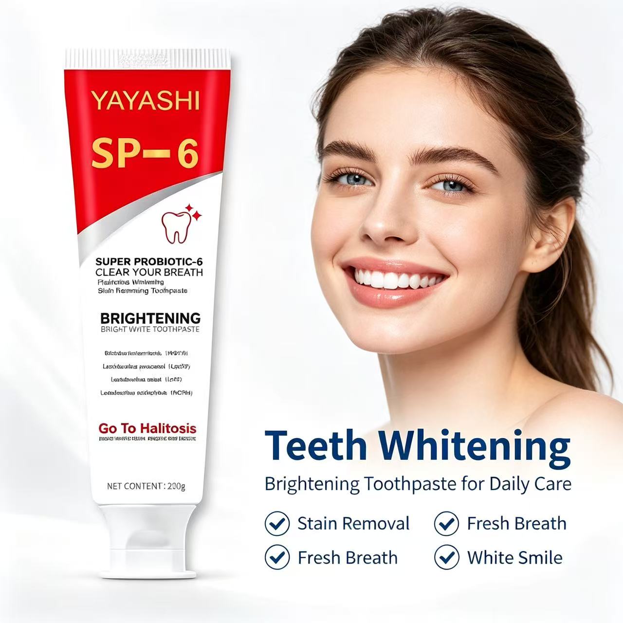 Зубная паста Sp-6 Probiotic с  – обзор и цена Teeth Whitening Treatment