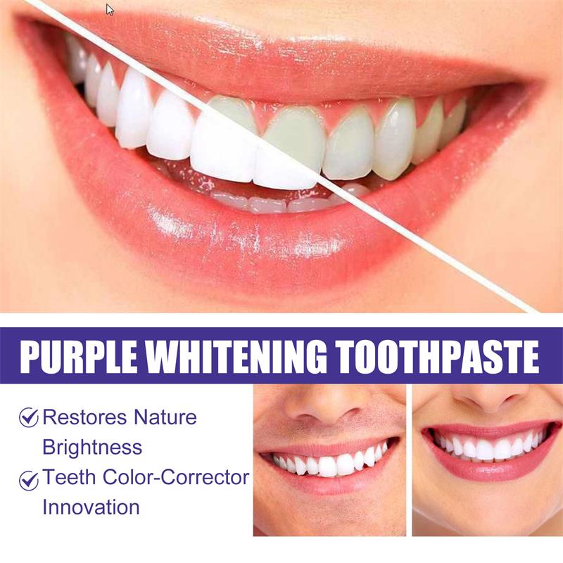 Зубная паста-мусс 9D Purple дл – обзор и цена Teeth Whitening Treatment