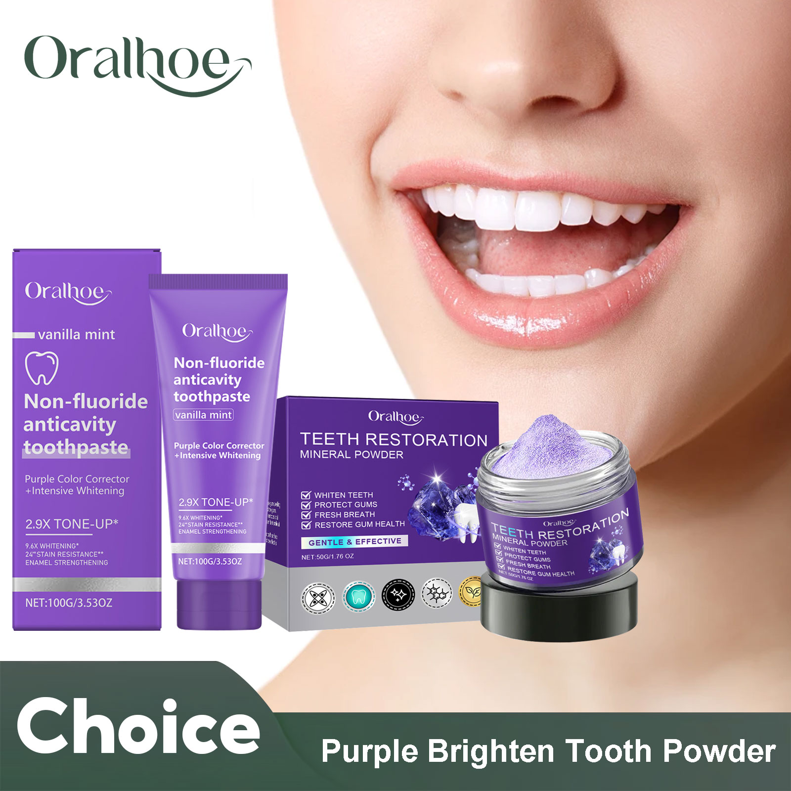 Teeth Restoration Mineral Powd – обзор и цена Teeth Whitening Q&M