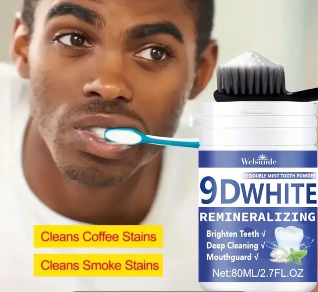 9D Белый реминерализующий зубн – обзор и цена Teeth Whitening Q&M