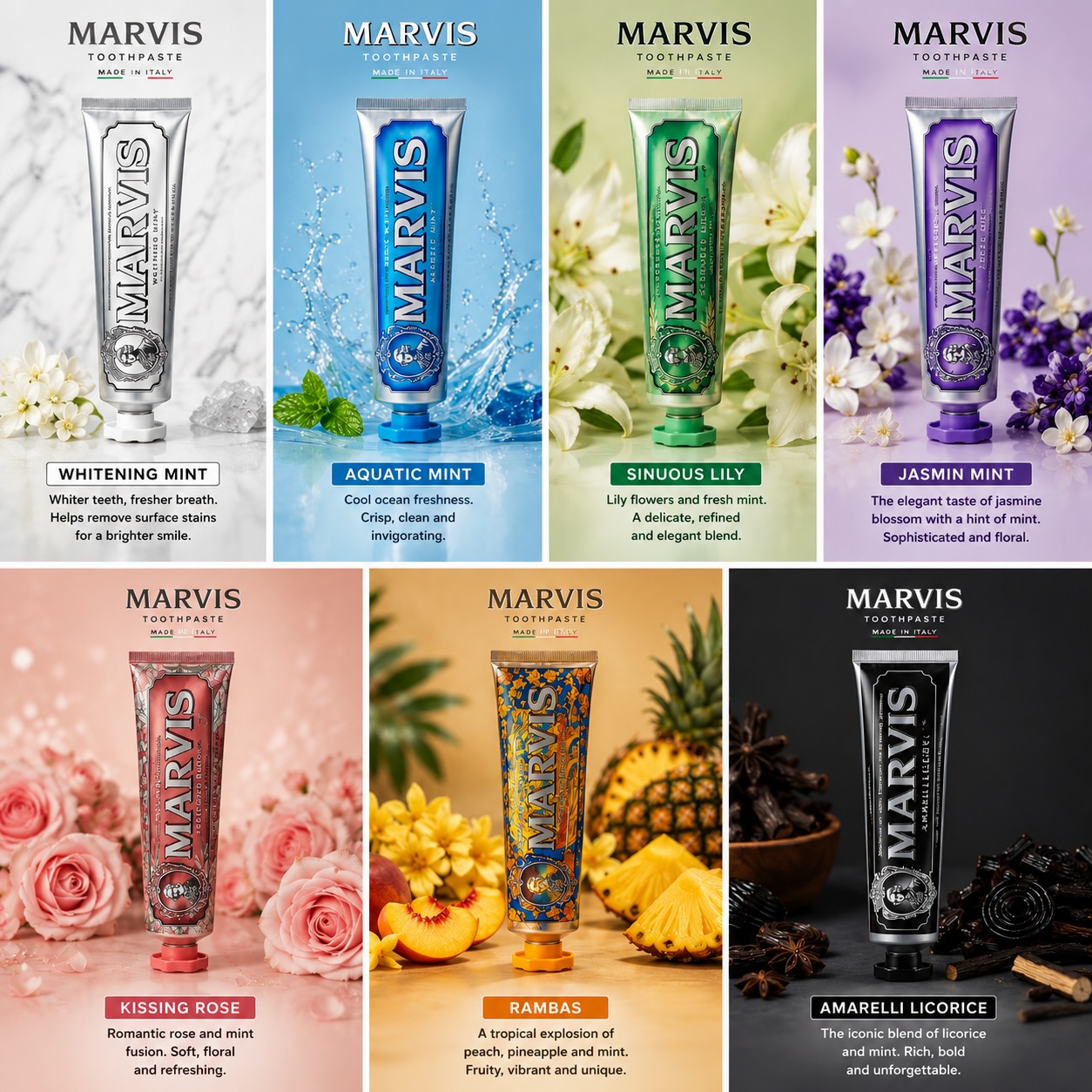 Зубная паста Marvis Mint для п – обзор и цена Teeth Whitening Treatment