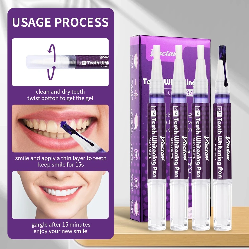 Vaclav V34 Фиолетовая гелевая  – обзор и цена Teeth Whitening Near Me