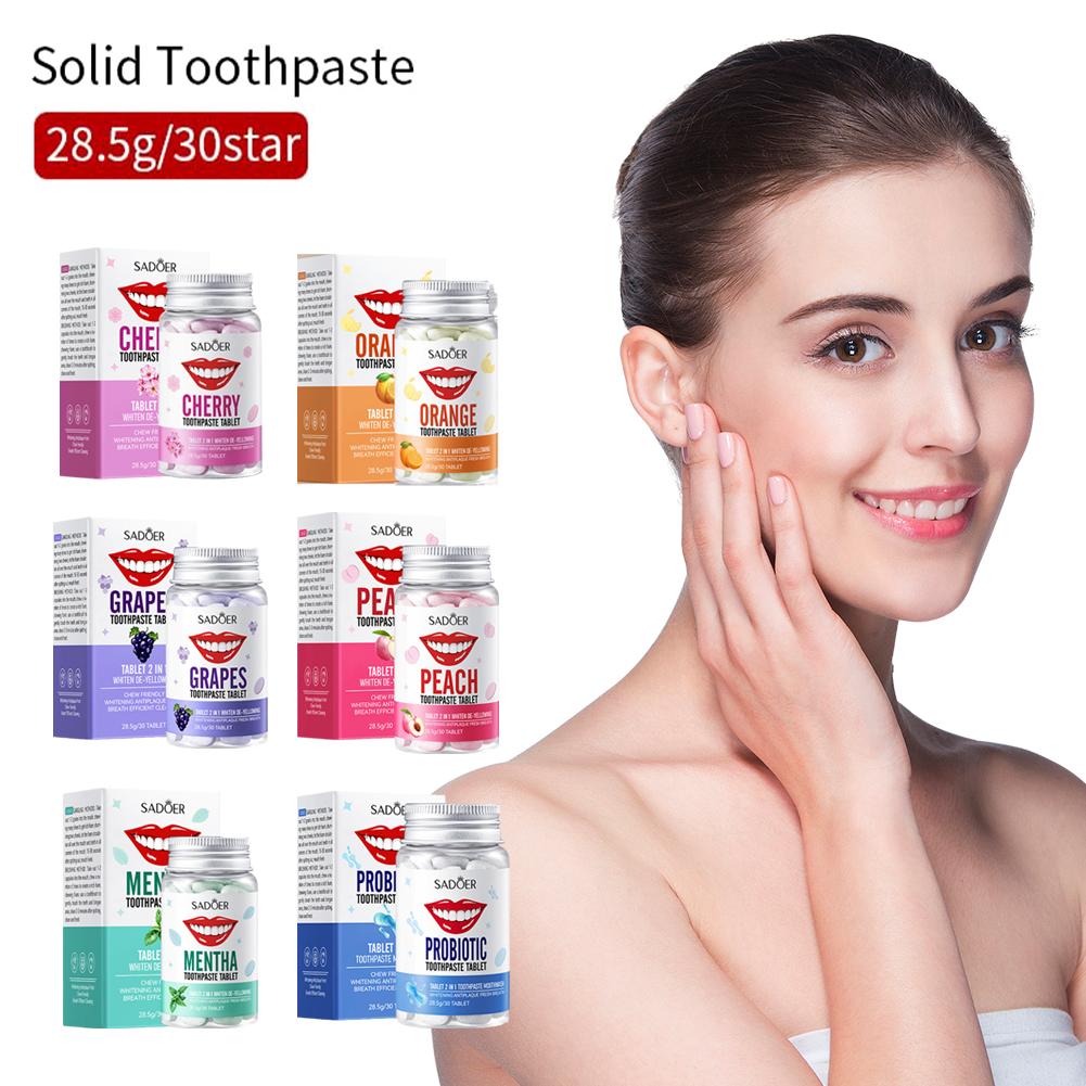 Мятная твердая зубная паста Та – обзор и цена Teeth Whitening Q&M